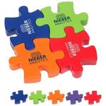 Buy Custom Printed Stress Reliever 4-Piece Connecting Puzzle Set