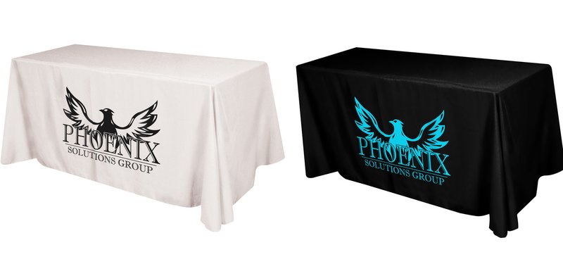 Main Product Image for Trade Show Table Cover Custom Printed Flat 4-Sided