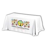 4-Sided Throw Style Table Covers (Spot Color) -  