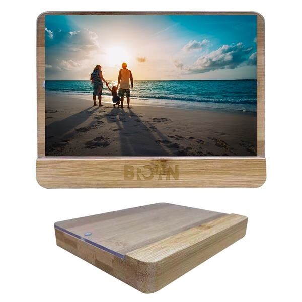 Main Product Image for Printed 4" x 6" Holliston Bamboo Photo Frame