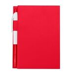 4" x 6" Notebook With Pen - Red