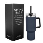 40 Oz. AWS Intrepid Stainless Steel Tumbler - Navy Blue