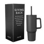 40 Oz. AWS Jackson Intrepid Stainless Steel Tumbler - Black