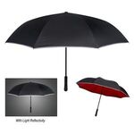 48" Arc Reflective Edge Inversion Umbrella -  