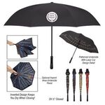 Buy Advertising 48" Arc Soho Tartan Inversion Umbrella