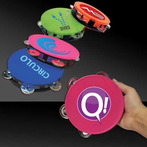 Main Product Image for Custom Printed Colorful Tambourines 5 1/2" 