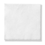 5"x5" White Linen Embossed Beverage Napkins - The 500 Line