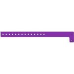 5/8" Wide Super Plastic Wristband - Grape 527