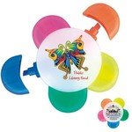 Buy Imprinted 5- Color Flower Highlighter