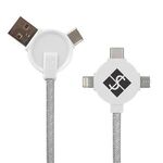 5 Ft. 3-In-1 Lithium CC - Charging Cable - White