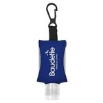 5 Oz. Hand Sanitizer With EVA Case and Clip - Royal Blue