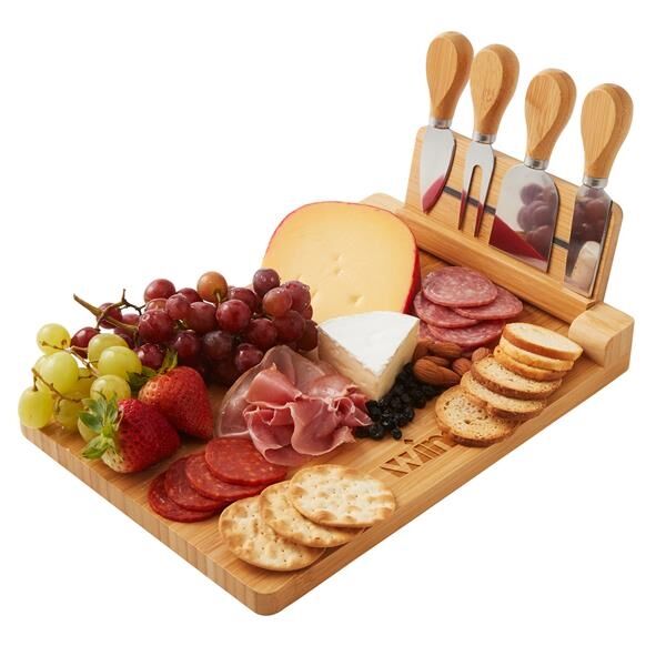 Main Product Image for 5 Piece Magnetic Bamboo Cheese Board Set