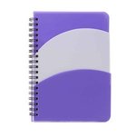 5" x 7" Santiago Double Pocket Notebook - Purple