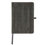 5" x 7" Woodgrain Journal - Charcoal