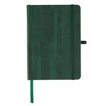5" x 7" Woodgrain Journal - Dark Green