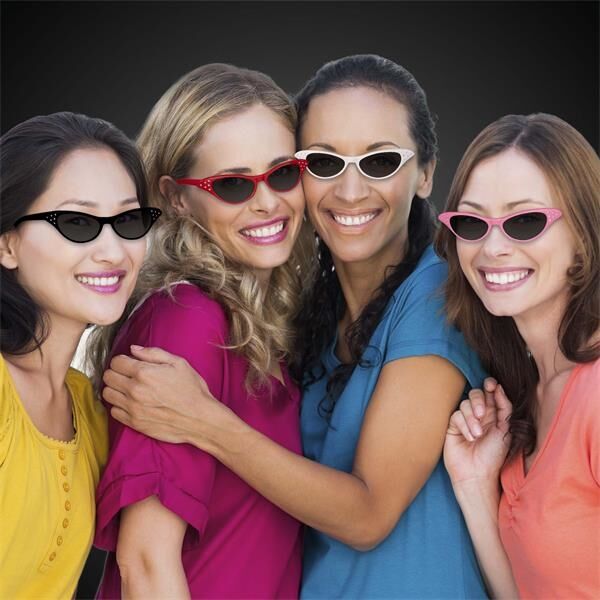 Main Product Image for Custom Printed 50's Cat Eye Sunglasses