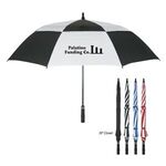 Buy Custom Printed 58" Arc Windproof Vented Umbrella