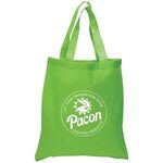 5.5 oz. Economy Cotton Canvas Tote Bag - Lime