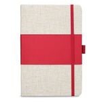 5x7 Soft Cover PU & Heathered Fabric Journal -  