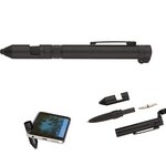 6-In-1 Quest Multi Tool Pen - Black