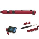 6-In-1 Quest Multi Tool Pen - Red