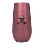 6 Oz. Korabel Stemless Champagne Flute - Rose Gold