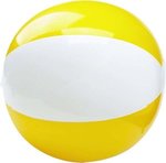 6" Two-Tone Beach Ball - Yellow-white