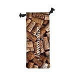 Buy 6" W x 15.5" H Wine Drawstring Bag