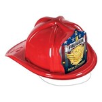 Buy Kids Red Plastic Fire Hat with Shield