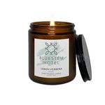 Buy 8 oz Amber Candle with Lid