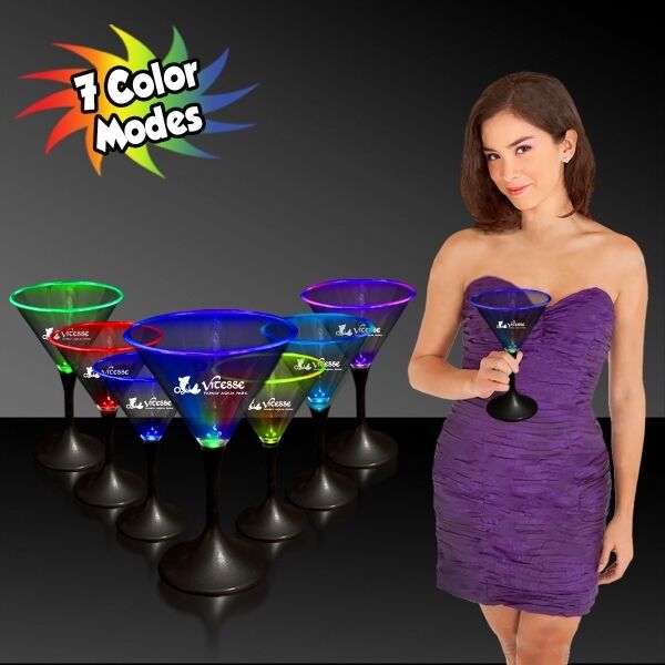 Main Product Image for Custom Printed Light Up Martini Glass - 7 oz