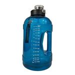 75 oz Water Jug -  Transparent Blue/ Black / Black