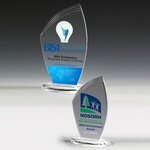 Buy 8" - Allure Acrylic Award - Silkscreen