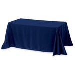 8 ft 4-Sided Throw Style Table Covers - Full Color - Navy 282c