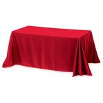 8 ft 4-Sided Throw Style Table Covers - Spot Color - Red 186c