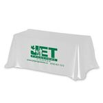 8 ft 4-Sided Throw Style Table Covers - Spot Color -  