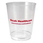 8 oz. Clear Polystyrene Plastic Cup - Clear