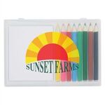 8-PIECE COLORED PENCIL ART SET IN CASE