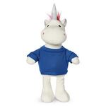 8.5" Plush Unicorn with T-Shirt - Blue-reflex