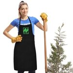 8oz Bib Apron made of 100% Cotton Twill -  