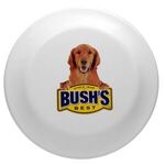 9" Flyer Disc w/Full Color Imprint - White