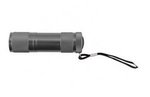 9 LED Metal Flashlight - Gunmetal