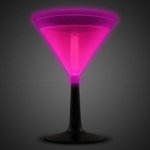 9 oz. Light Up Glow Martini Glass - Pink