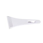 9" Visor Clip Ice Scraper - White