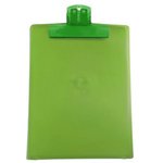 9" x 12" Keep-It (TM) Clipboard - Translucent Lime