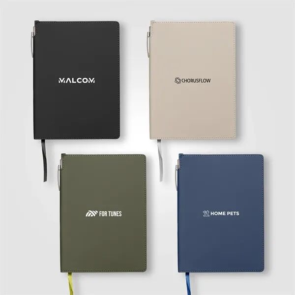Main Product Image for Branded Malmo Recycled Plastic Extended journal Pen Set A5