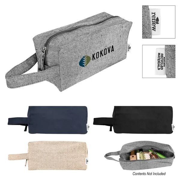 Main Product Image for Custom Printed Brooke Recycled Cotton Toiletry Bag
