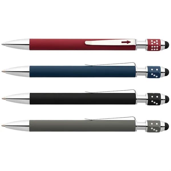 Main Product Image for Custom Logo Ace Recycled Aluminum Hex-Dice Spinner Pen