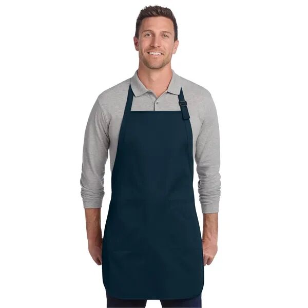 Main Product Image for Custom Logo Port Authority Full-Length Two-Pocket Bib Apron