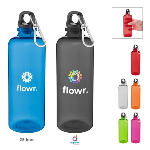 Main Product Image for Branded Ormond rPET Bottle With Carabiner Lid 20 Oz. 